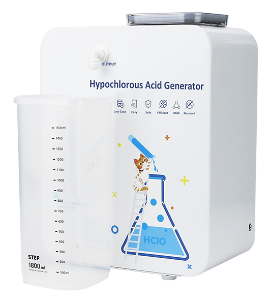 Household Hypochlorous Acid Anolyte Generator