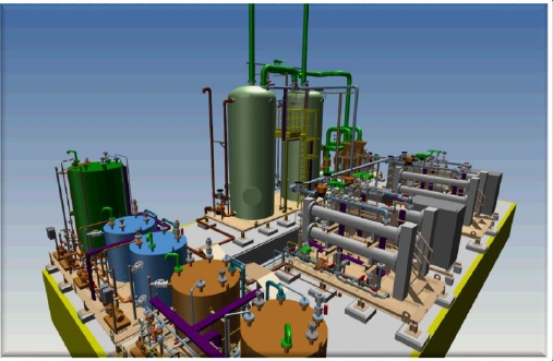 Chlor-alkali plant membrane electrolysis